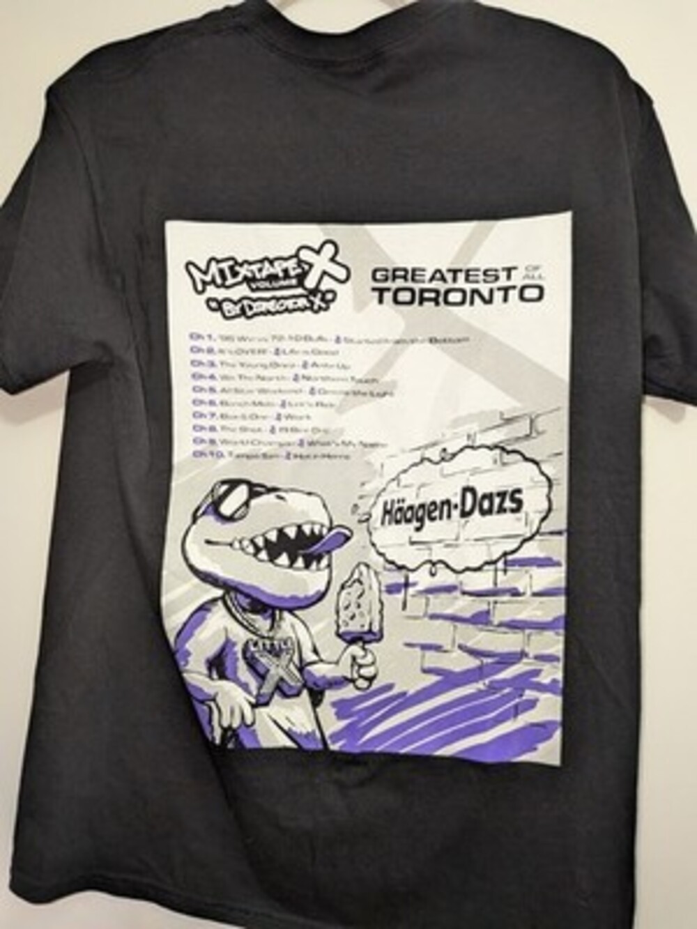 Toronto Raptors SGA T-Shirt M G.O.A.T. MIXTAPE X Director X, WE THE NORTH NWOT - Picture 2 of 3